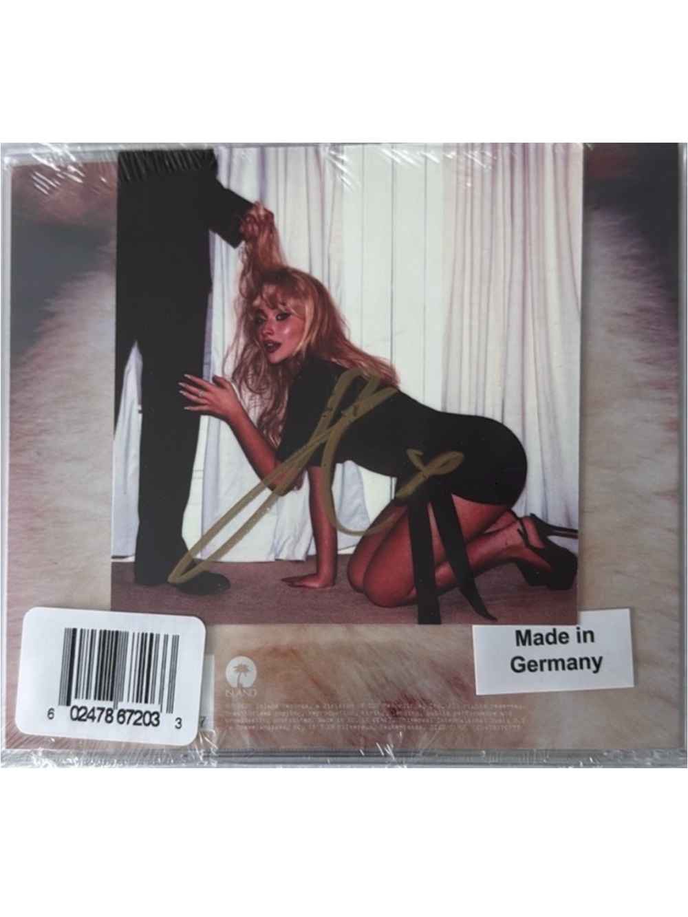 SIGNED Sabrina Carpenter Man's Best Friend CD + Signed Insert